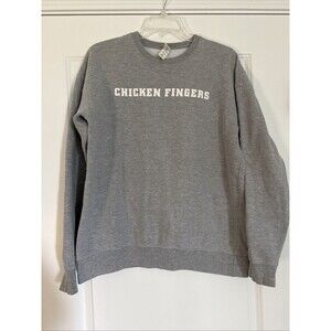 Raising Cane's Chicken Fingers Gray Fleece Pullover Sweatshirt MEDIUM